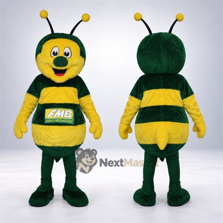 Bee Mascot Costume - Green for Pollinator Events Bee Mascot Costume - Green for Pollinator Events