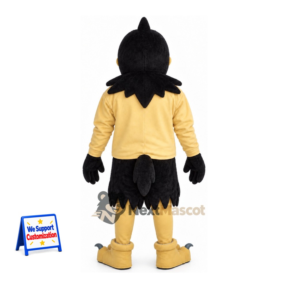 Falcon Mascot Costume - Black Falcon Mascot Costume - Black