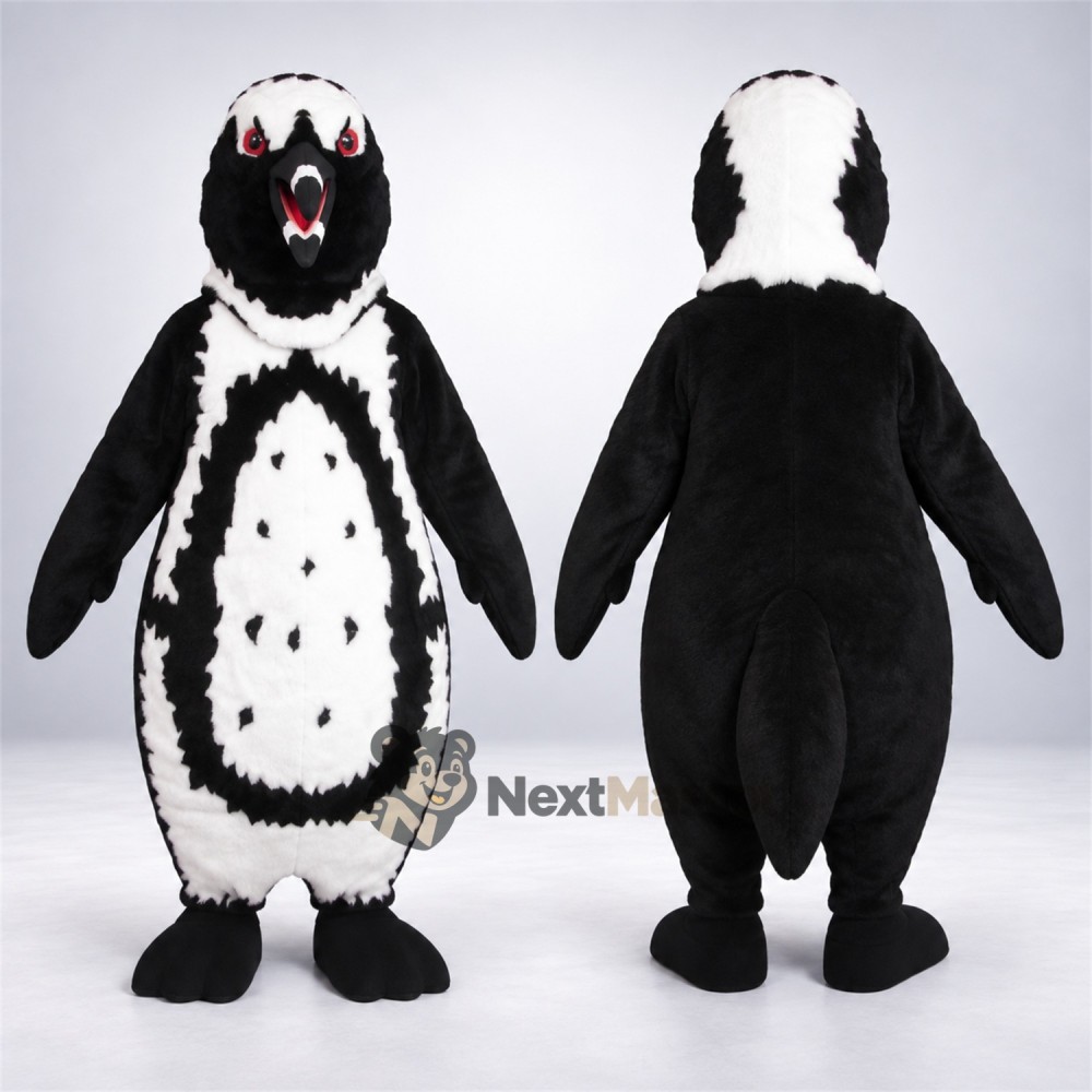 Penguin Mascot Costume - Black and White Penguin Mascot Costume - Black and White