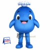 Whale Mascot Costume - Blue