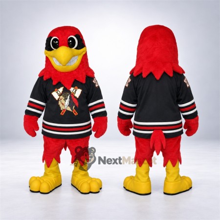 Bird Mascot Costume - Red for Community Events Bird Mascot Costume - Red for Community Events