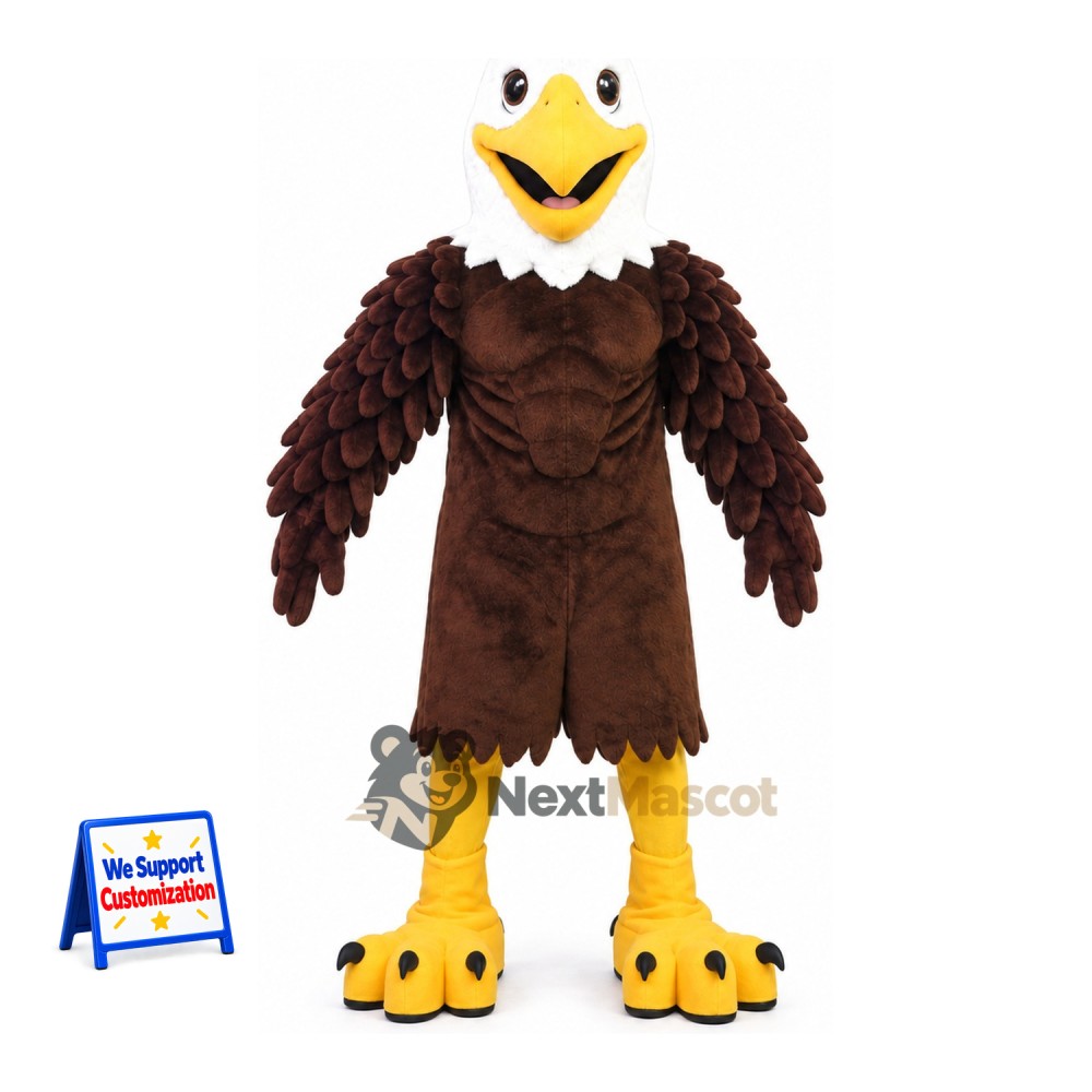 Bald Eagle Mascot Costume for Charity Events Bald Eagle Mascot Costume for Charity Events