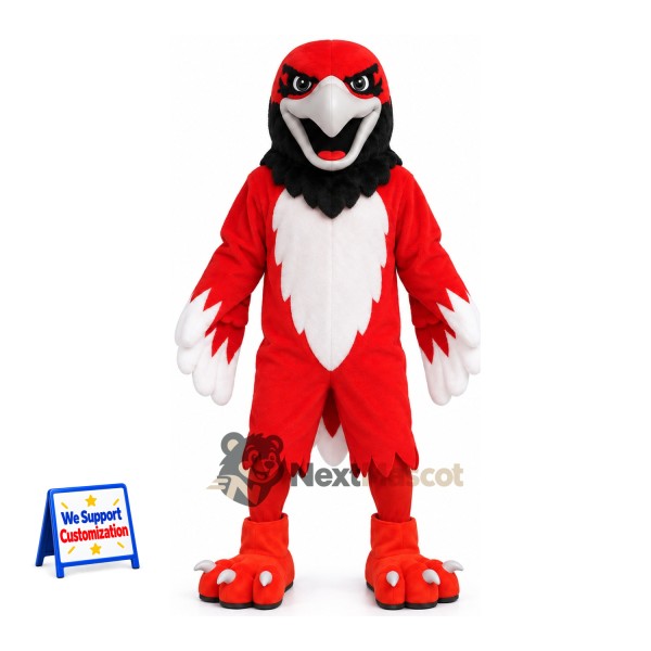 Parrot Mascot Costume - Red for Community Events