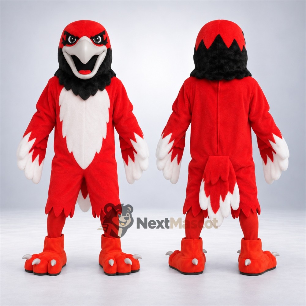 Parrot Mascot Costume - Red for Community Events Parrot Mascot Costume - Red for Community Events