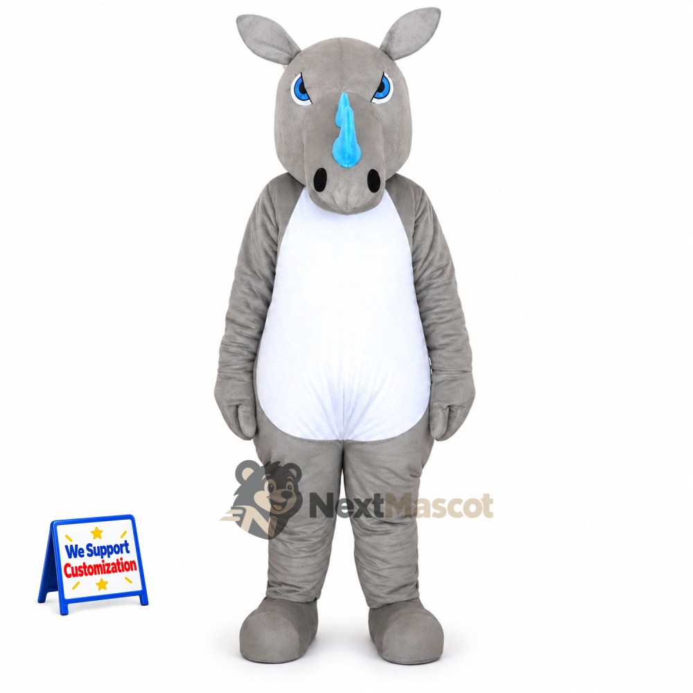 Rhino Mascot Costume - Gray Rhino Mascot Costume - Gray