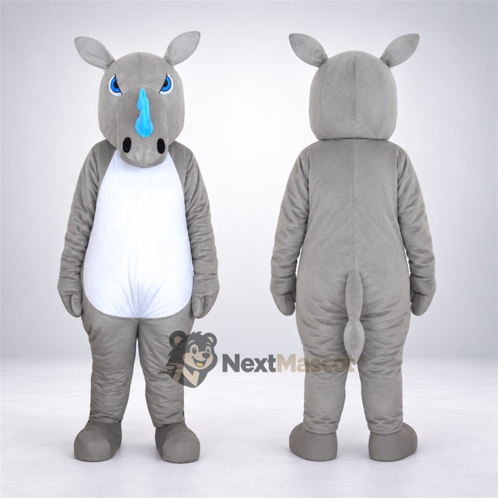 Rhino Mascot Costume - Gray Rhino Mascot Costume - Gray