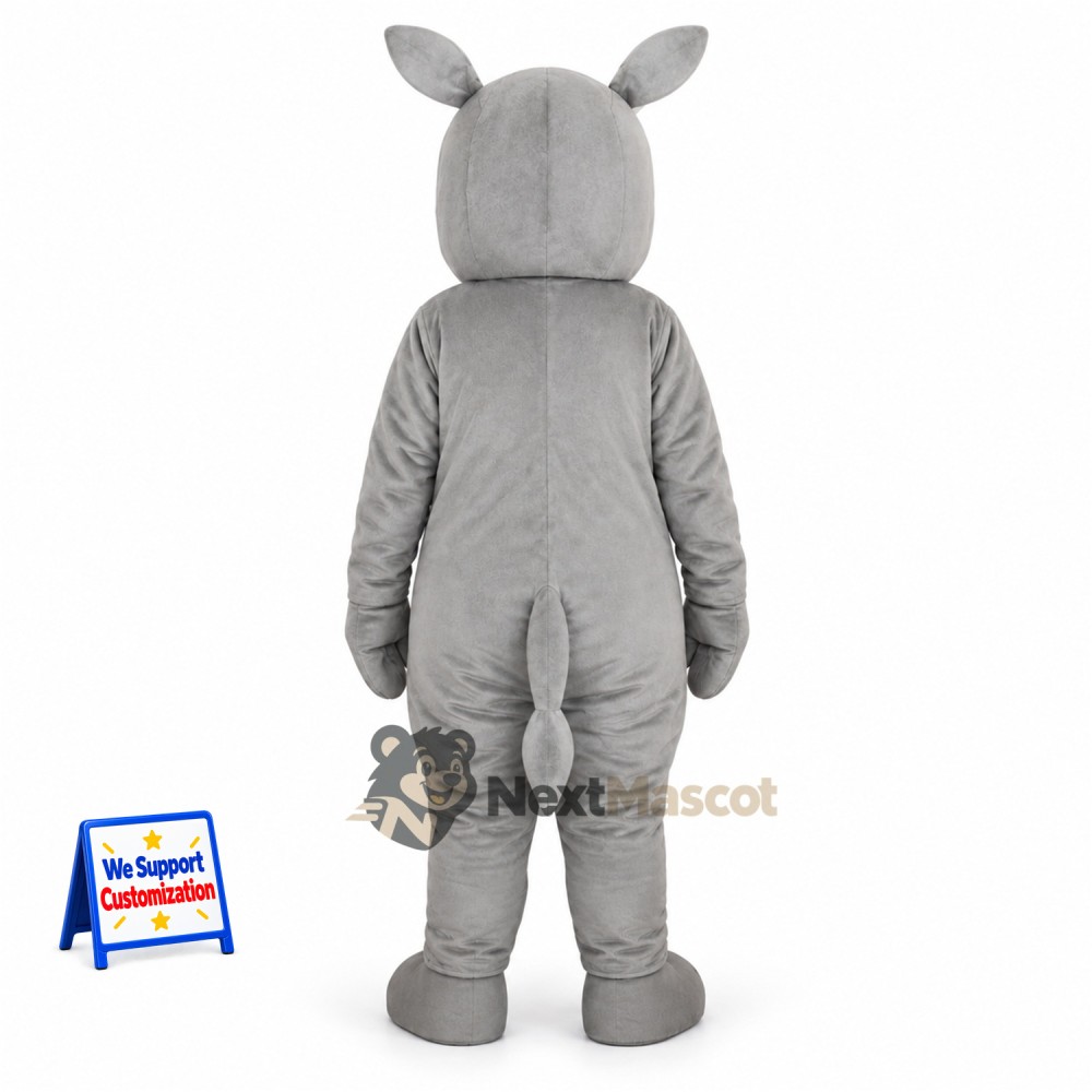 Rhino Mascot Costume - Gray Rhino Mascot Costume - Gray