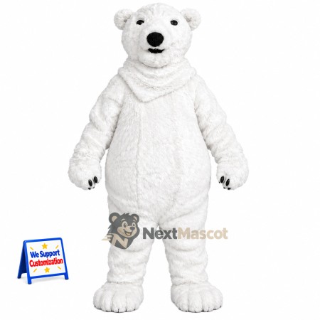 Polar Bear Mascot Costume for Pep Rallies Polar Bear Mascot Costume for Pep Rallies