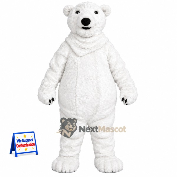 Polar Bear Mascot Costume for Pep Rallies