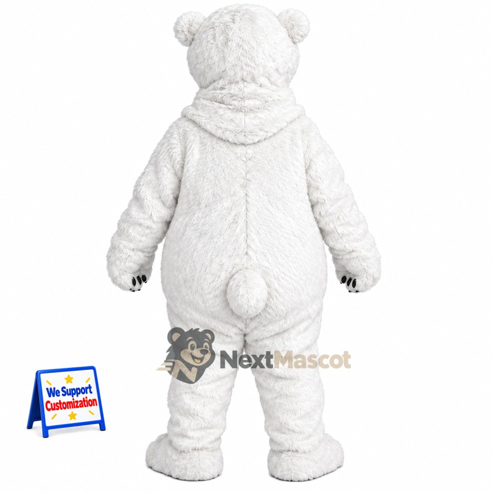 Polar Bear Mascot Costume for Pep Rallies Polar Bear Mascot Costume for Pep Rallies