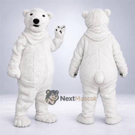 Polar Bear Mascot Costume for Pep Rallies Polar Bear Mascot Costume for Pep Rallies