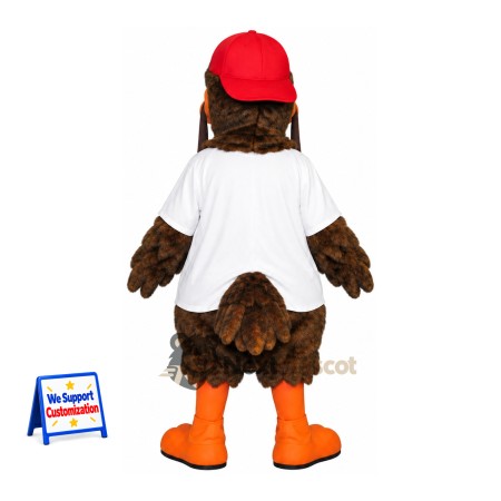 Turkey Mascot Costume - White Shirt for Parades Turkey Mascot Costume - White Shirt for Parades