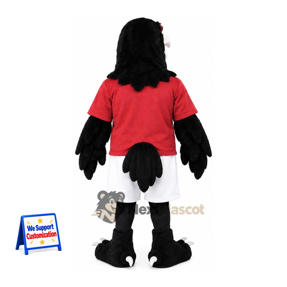 Bird Mascot Costume - Black for Birthday Parties Bird Mascot Costume - Black for Birthday Parties