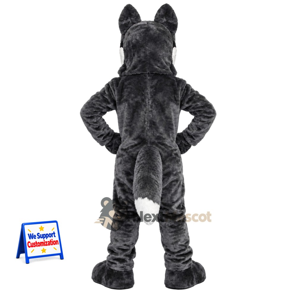 Husky Mascot Costume - Gray for Team Events Husky Mascot Costume - Gray for Team Events