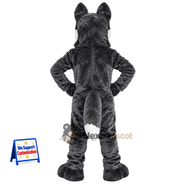 Husky Mascot Costume - Gray for Team Events Husky Mascot Costume - Gray for Team Events