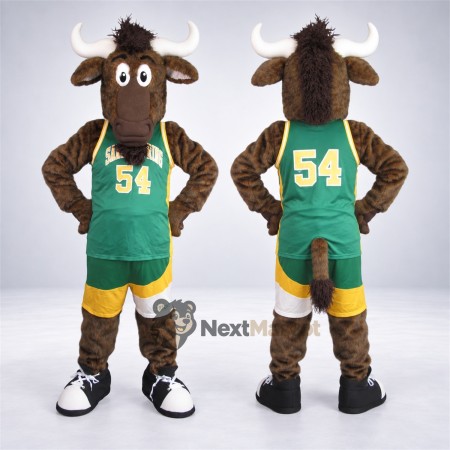 Bull Mascot Costume - Green Uniform for Parades Bull Mascot Costume - Green Uniform for Parades