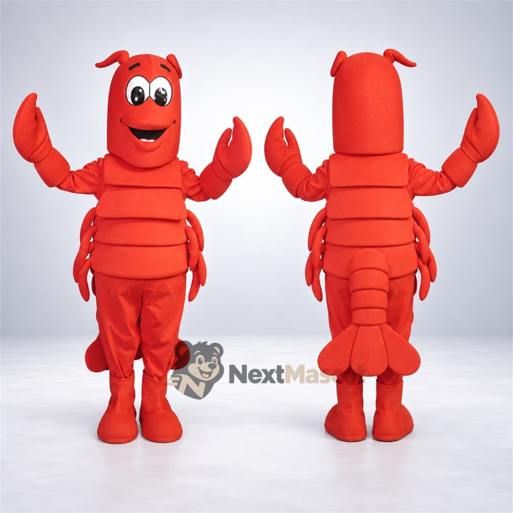 Lobster Mascot Costume - Red for Marine Education Lobster Mascot Costume - Red for Marine Education