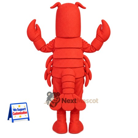 Lobster Mascot Costume - Red for Marine Education Lobster Mascot Costume - Red for Marine Education