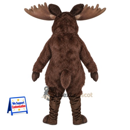 Moose Mascot Costume - Brown for Fundraisers Moose Mascot Costume - Brown for Fundraisers