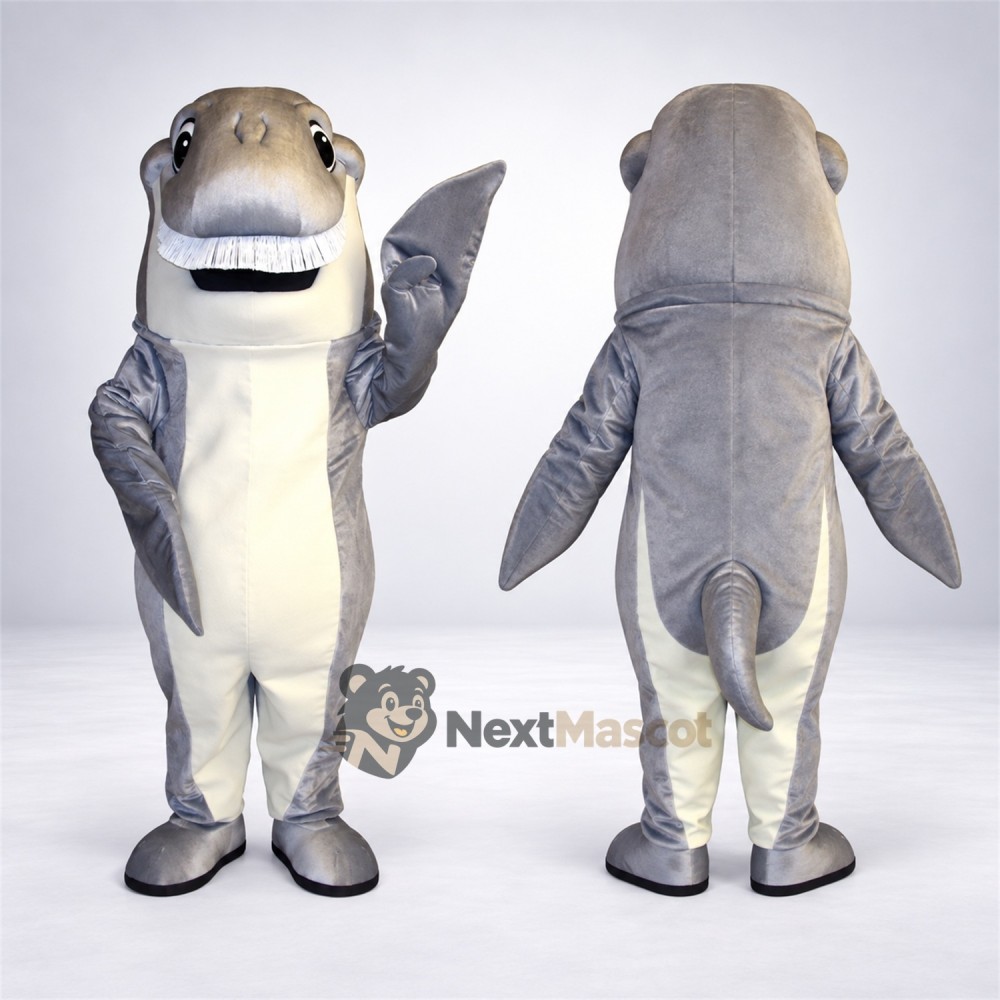 Shark Mascot Costume - Gray for Beach Festivals Shark Mascot Costume - Gray for Beach Festivals