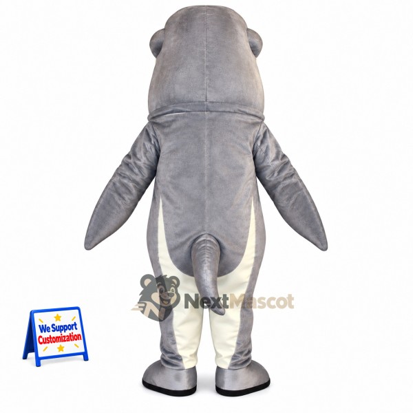 Shark Mascot Costume - Gray for Beach Festivals Shark Mascot Costume - Gray for Beach Festivals