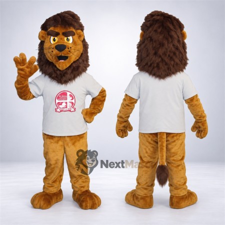 Lion Mascot Costume - White Shirt Lion Mascot Costume - White Shirt