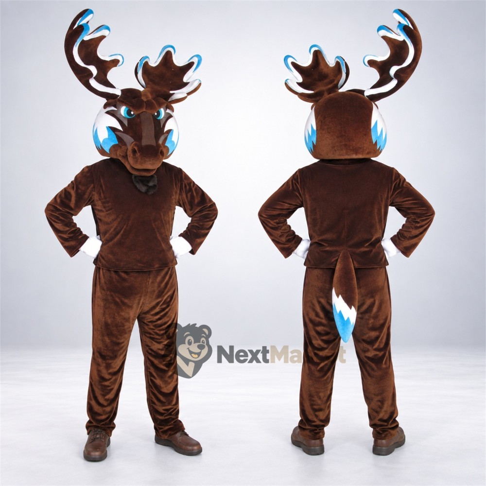 Deer Mascot Costume - Brown for School Spirit Deer Mascot Costume - Brown for School Spirit