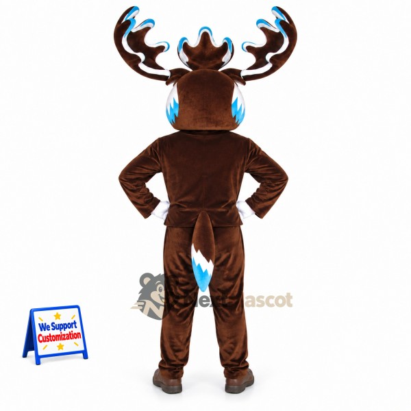 Deer Mascot Costume - Brown for School Spirit Deer Mascot Costume - Brown for School Spirit
