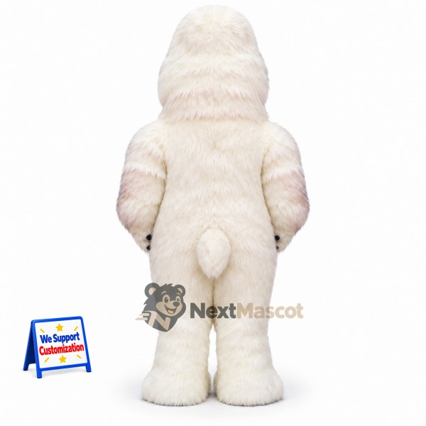 Yeti Mascot Costume - White for School Events