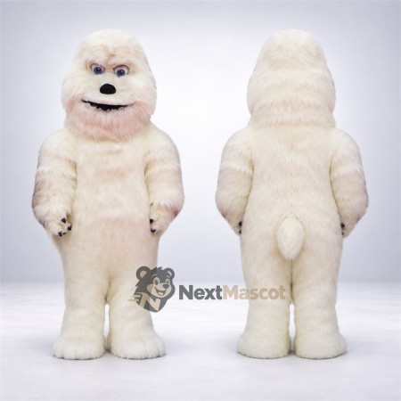Yeti Mascot Costume - White for School Events