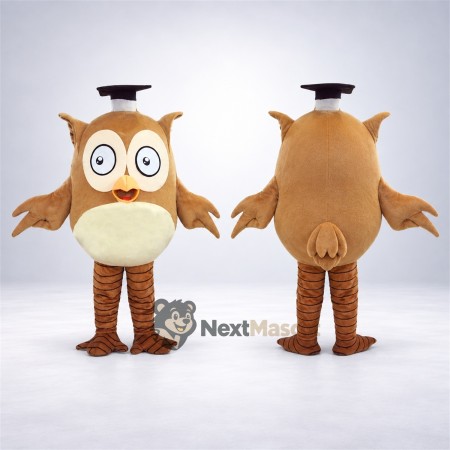 Owl Mascot Costume - Graduation Style for School Events Owl Mascot Costume - Graduation Style for School Events
