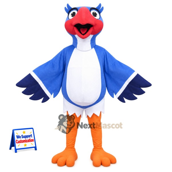 Goose Mascot Costume - Blue