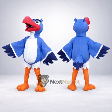 Goose Mascot Costume - Blue Goose Mascot Costume - Blue