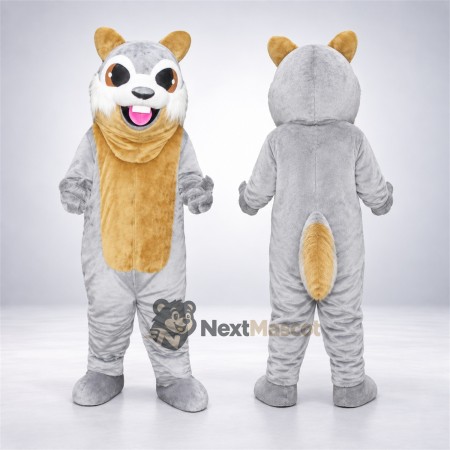 Squirrel Mascot Costume - Gray Squirrel Mascot Costume - Gray