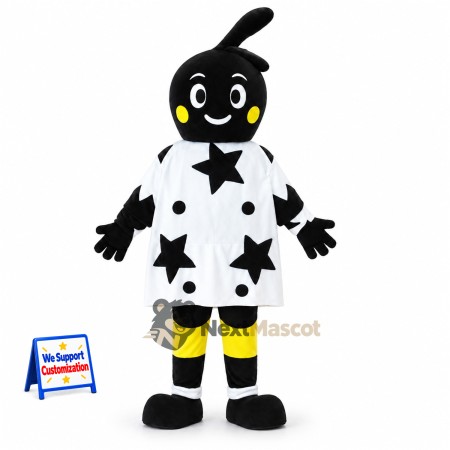 Ant Mascot Costume - Black, Star Dress Ant Mascot Costume - Black, Star Dress