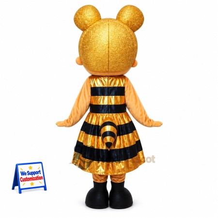 Bee Girl Mascot Costume for Garden Events Bee Girl Mascot Costume for Garden Events