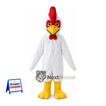 Rooster Mascot Costume - White for Pep Rallies Rooster Mascot Costume - White for Pep Rallies