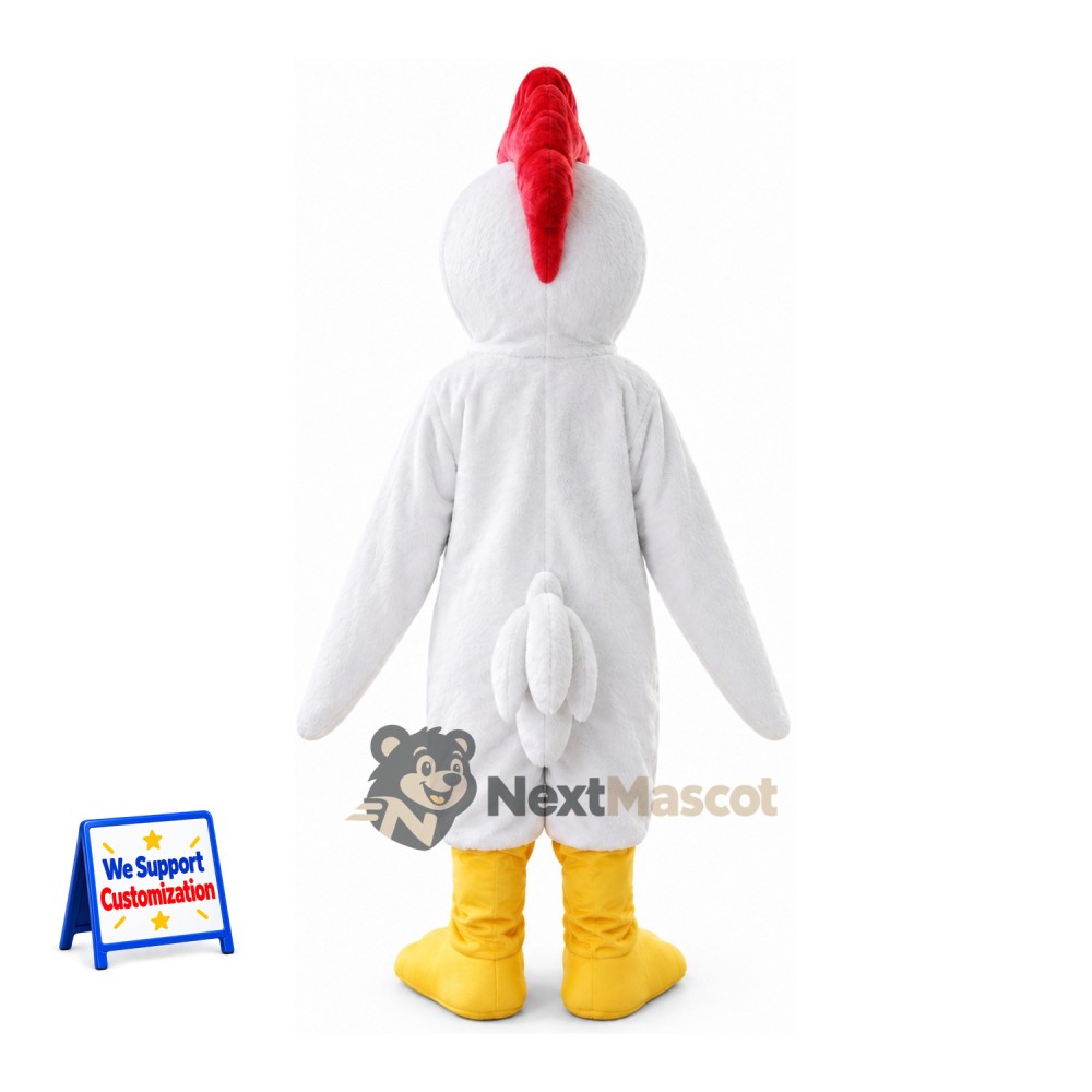 Rooster Mascot Costume - White for Pep Rallies Rooster Mascot Costume - White for Pep Rallies