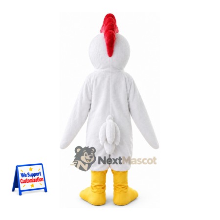 Rooster Mascot Costume - White for Pep Rallies Rooster Mascot Costume - White for Pep Rallies