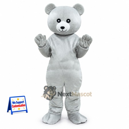 Bear Mascot Costume - Gray Bear Mascot Costume - Gray
