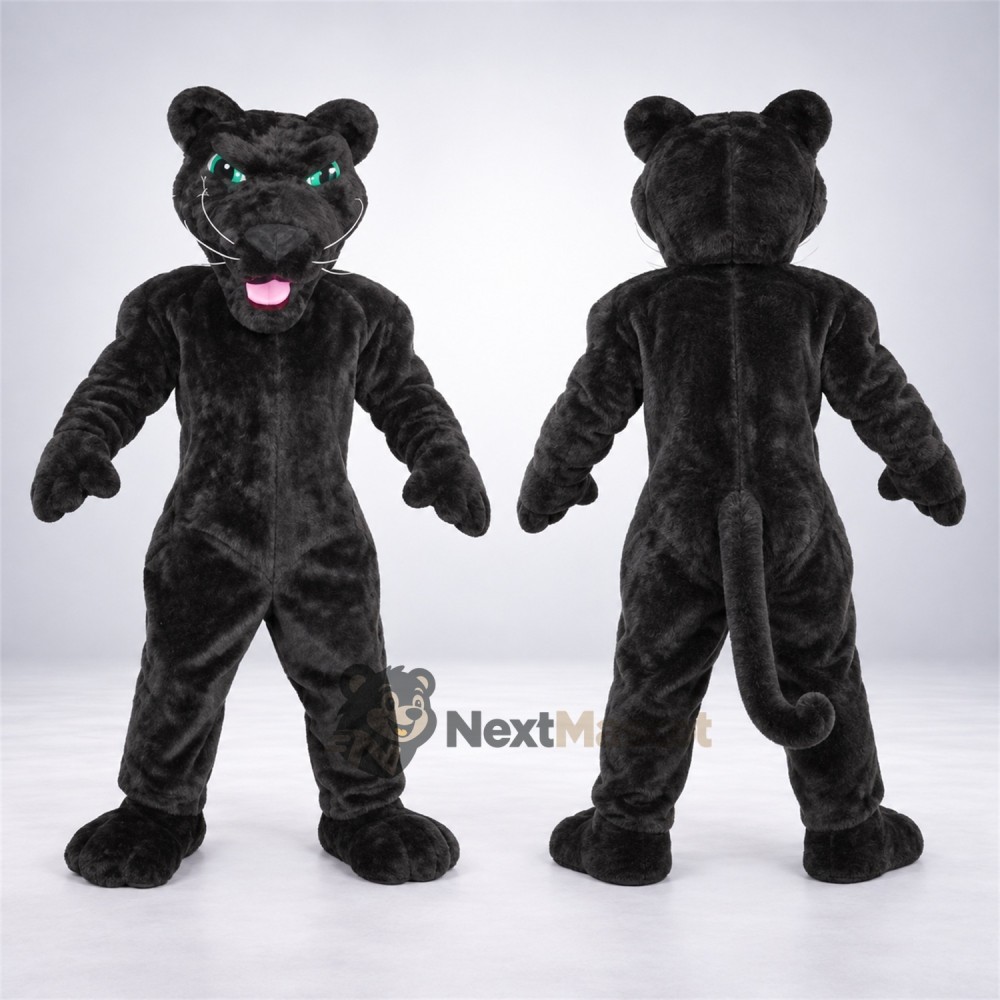 Panther Mascot Costume - Black for Birthday Parties Panther Mascot Costume - Black for Birthday Parties