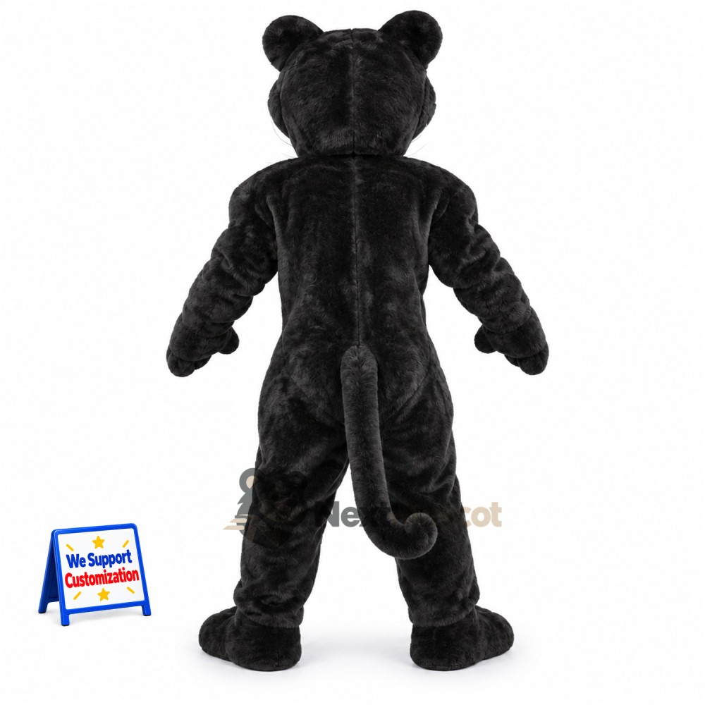 Panther Mascot Costume - Black for Birthday Parties Panther Mascot Costume - Black for Birthday Parties