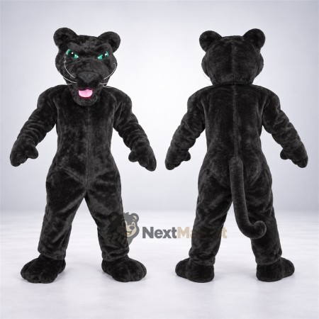 Panther Mascot Costume - Black for Birthday Parties Panther Mascot Costume - Black for Birthday Parties