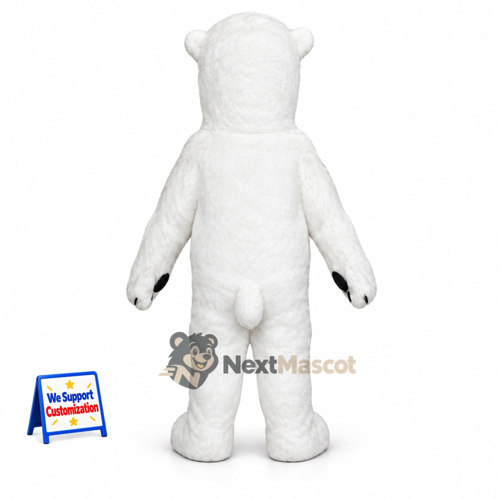 Polar Bear Mascot Costume for Team Events Polar Bear Mascot Costume for Team Events