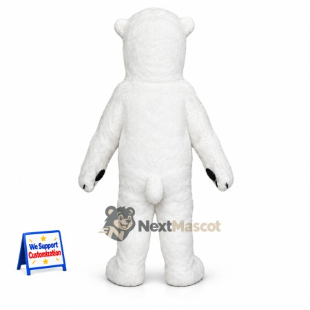Polar Bear Mascot Costume for Team Events Polar Bear Mascot Costume for Team Events