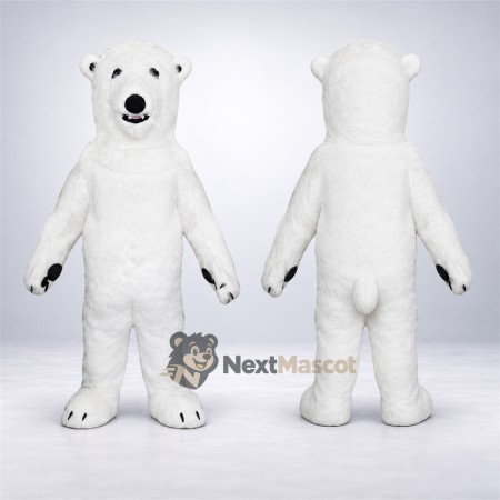 Polar Bear Mascot Costume for Team Events Polar Bear Mascot Costume for Team Events