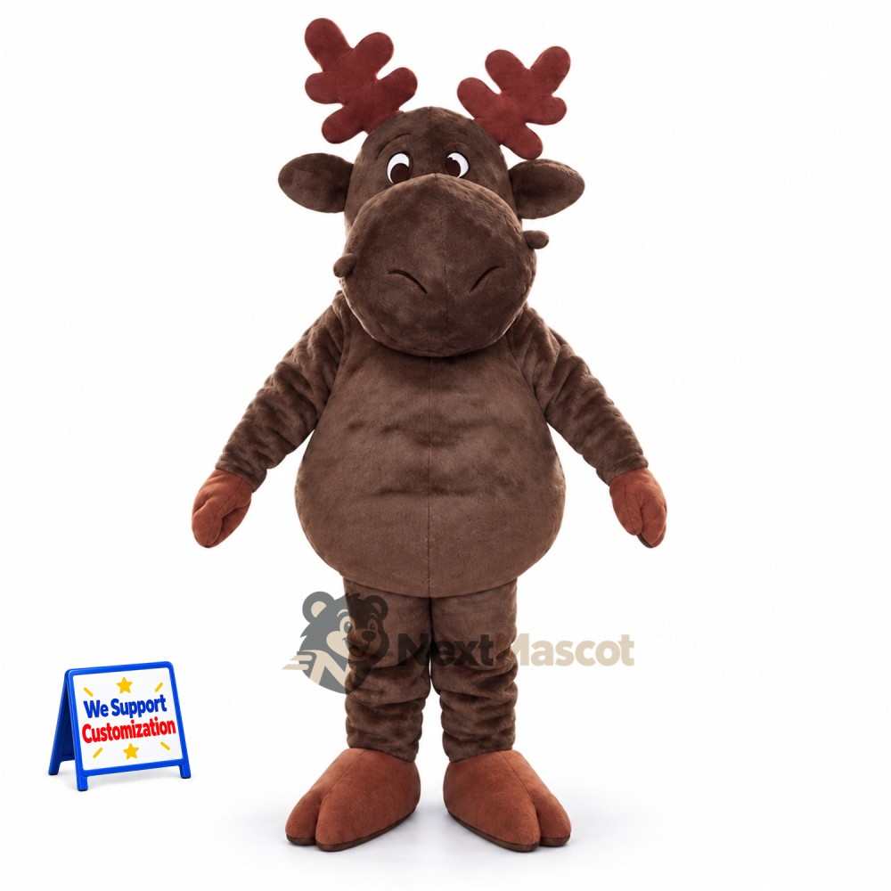 Deer Mascot Costume - Brown for Pep Rallies Deer Mascot Costume - Brown for Pep Rallies