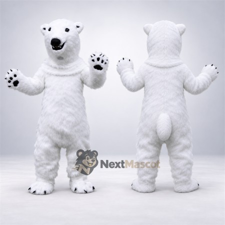 Polar Bear Mascot Costume for Carnivals Polar Bear Mascot Costume for Carnivals