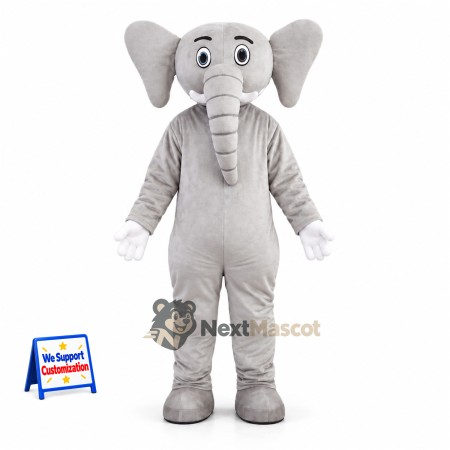 Elephant Mascot Costume - Gray for Team Events Elephant Mascot Costume - Gray for Team Events