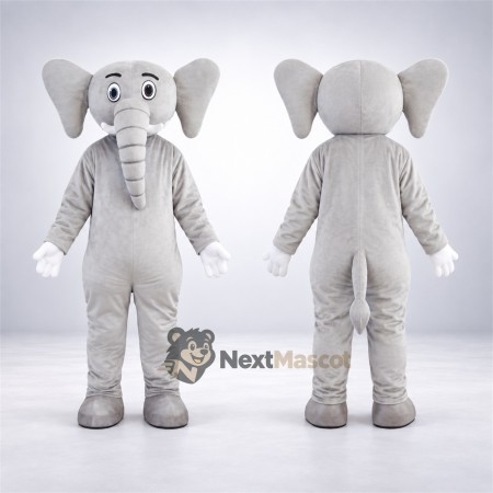 Elephant Mascot Costume - Gray for Team Events Elephant Mascot Costume - Gray for Team Events